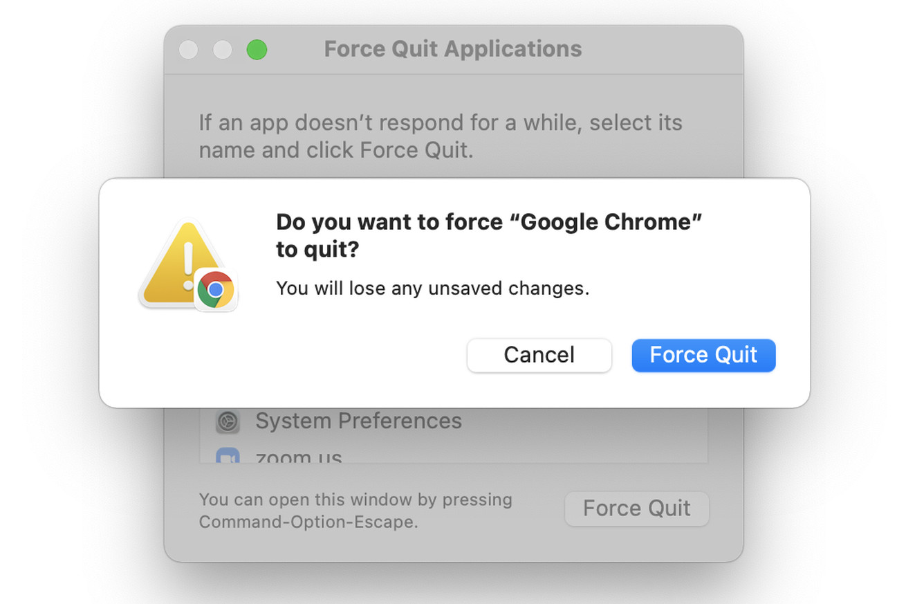 macOS 101: how to force quit a Mac app » Review Radar